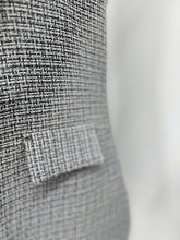 Load image into Gallery viewer, Black and white tweed blazer
